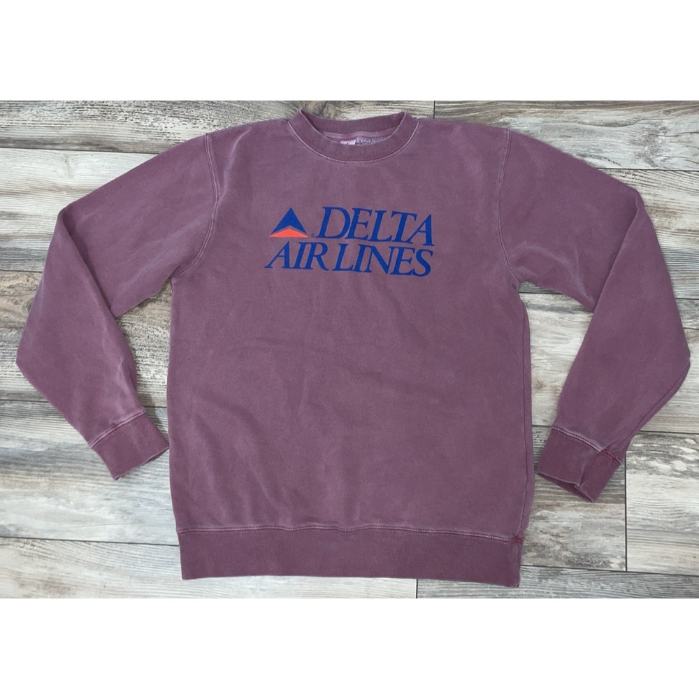 Independent‎ Trading Company Delta Airlines Crew Neck Size Small